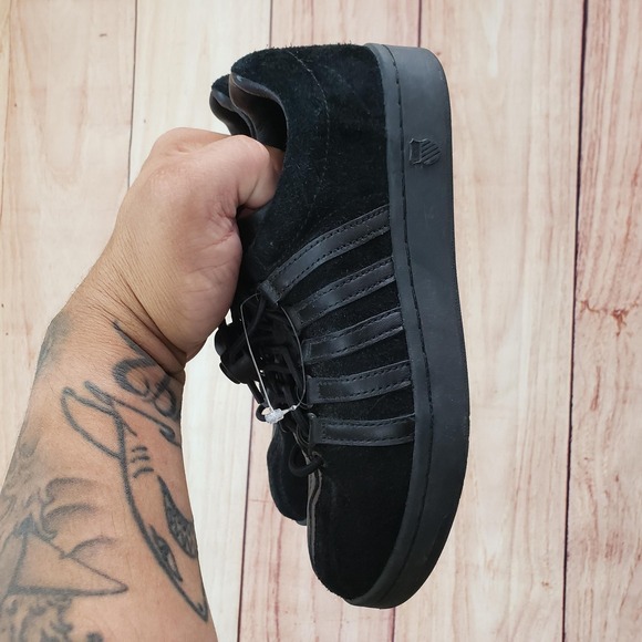 K Swiss Shoes Womens Size 6 Suede Leather‎ Athletic Lace Up Comfort Sneakers - Picture 5 of 9